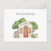 ハウスレッ素朴ドドアファームハウス我々は移動した ポストカード (正面)