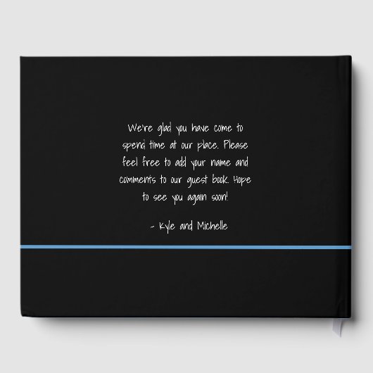 ハウスレンタルホスピタリティあなたの写真 ゲストブック (裏面)