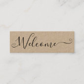 ハウスレンタル抱き枕QRウェルカムカード スキニー名刺 (正面)