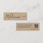 ハウスレンタル抱き枕QRウェルカムカード スキニー名刺 (正面/裏面)