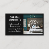 ハウスレンタルAirbnb QRコード |説明の確認 名刺 (正面)