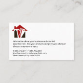 ハウスレンチ及びハンマーソー | 修復 名刺 (裏面)