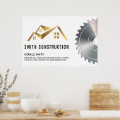 ハウスロゴ | のこぎり ポスター (キッチン)