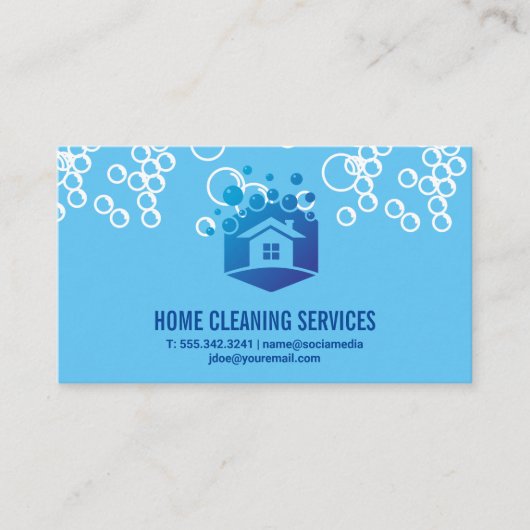 ハウスロゴ | シャボン 名刺 (正面)