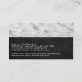 ハウスロゴ |モノグラム |大理石レザー 名刺 (裏面)