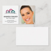 ハウスロゴ |不動産仲介業者写真 名刺 (正面/裏面)