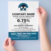 ハウスロゴ、不動産仲介業者、不動産エージェン広告ト チラシ (手)