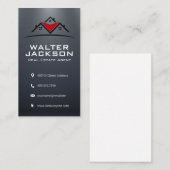 ハウスロゴ |不動産実在プロパティ 名刺 (正面/裏面)