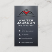 ハウスロゴ |不動産実在プロパティ 名刺 (正面)