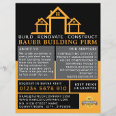 ハウスロゴ、建物会社、ビルダーズ広告ズ チラシ (正面)