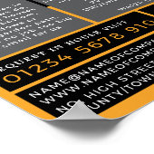 ハウスロゴ、建物会社、ビルダーズ広告ズ ポスター (角)