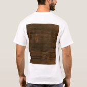 ハウスロゴ | 木と鋸 Tシャツ (裏面)