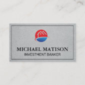 ハウスロゴ |赤い青 名刺 (正面)