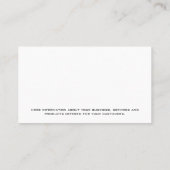 ハウスロー絵を描ラ | 元請負人 名刺 (裏面)