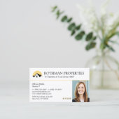 ハウスロ実在ゴエステートエージェント追加フォトビジネスB 名刺 (スタンド正面)