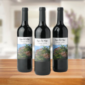 ハウスワインホームフォト引っ越し祝いパーティー ワインラベル