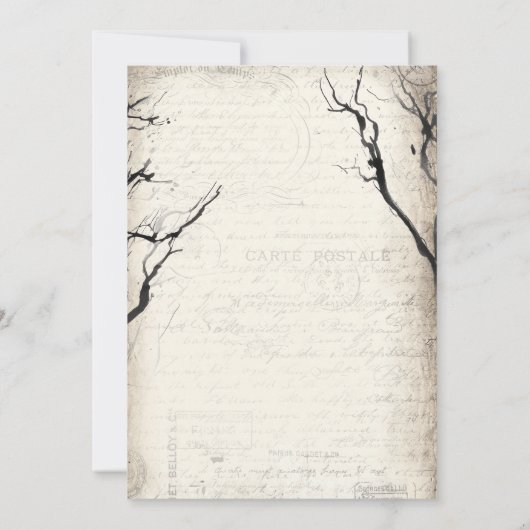 ハウス不気味スカルパンプキンスハローウィンパーティ 招待状 (裏面)