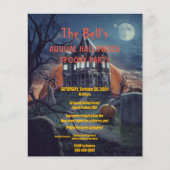 ハウス不気味ハローウィンパーティ招待状 (正面)