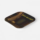 ハウス不気味幽霊のよく出るポーチ ペーパープレート (傾斜あり)