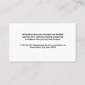 ハウス実在エステートロゴ | 名刺のプロパティ 名刺 (裏面)