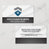 ハウス実在エステートロゴ | 建物名刺 名刺 (正面/裏面)