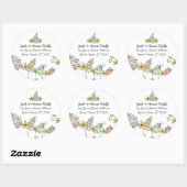 ハウス差出人住所ラベル ラウンドシール (シート)