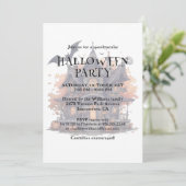 ハウス幽霊のよく出るこうもりパンプキンハローウィンパーティ 招待状 (スタンド正面)