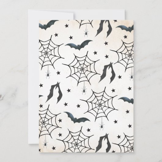 ハウス幽霊のよく出るウォーミングハローウィンパーティ 招待状 (裏面)