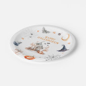 ハウス幽霊のよく出るハッピーハローウィン ペーパープレート (アングル)