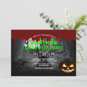 ハウス幽霊のよく出るハローウィンパーティクリープンプキン 招待状 (スタンド正面)