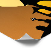 ハウス幽霊のよく出るハローウィンパーティバナー ポスター (角)