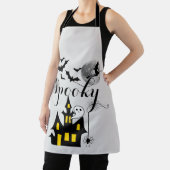 ハウス幽霊のよく出るハローウィンパーティ不気味 エプロン (インサイチュ)