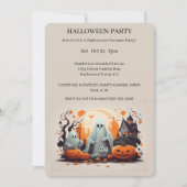 ハウス幽霊のよく出るハローウィンパーティ招待状 招待状 (正面)
