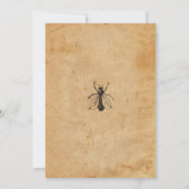 ハウス幽霊のよく出るハローウィンパーティ招待状 招待状 (裏面)