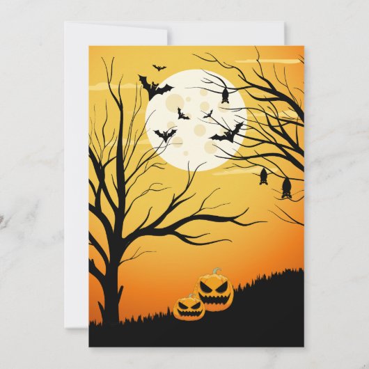 ハウス幽霊のよく出るハローウィンパーティ 招待状 (裏面)