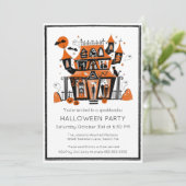 ハウス幽霊のよく出るハローウィンパーティ 招待状 (スタンド正面)