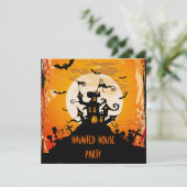 ハウス幽霊のよく出るハローウィンパーティ 招待状 (スタンド正面)