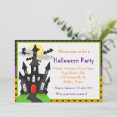 ハウス幽霊のよく出るハローウィンパーティ 招待状 (スタンド正面)