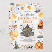 ハウス幽霊のよく出るハローウィンパーティ 招待状 (正面/裏面)