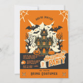 ハウス幽霊のよく出るハローウィンパーティ 招待状 (正面)