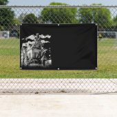 ハウス幽霊のよく出るバナー 横断幕 (インサイチュ)