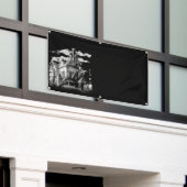 ハウス幽霊のよく出るバナー 横断幕 (ビルの外側)