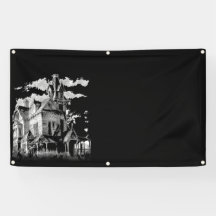 ハウス幽霊のよく出るバナー