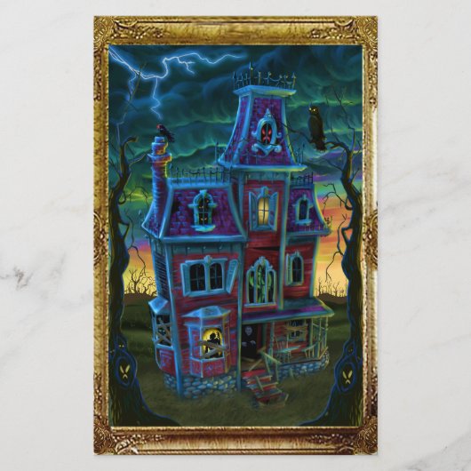 ハウス幽霊のよく出るポートレートフライヤー チラシ (正面)