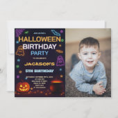 ハウス幽霊のよく出る子供の誕生日招待状 招待状 (正面)