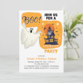 ハウス幽霊のよく出る幽霊ハローウィンパーティ 招待状 (スタンド正面)
