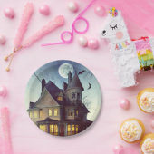 ハウス幽霊のよく出る紙プレート ペーパープレート (パーティー)