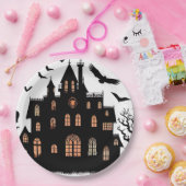 ハウス幽霊のよく出る紙プレート ペーパープレート (パーティー)