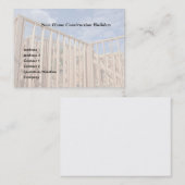 ハウス建築 名刺 (正面/裏面)