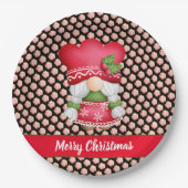 ハウス格言カスタマイズカラーアンド文字 ペーパープレート (正面)